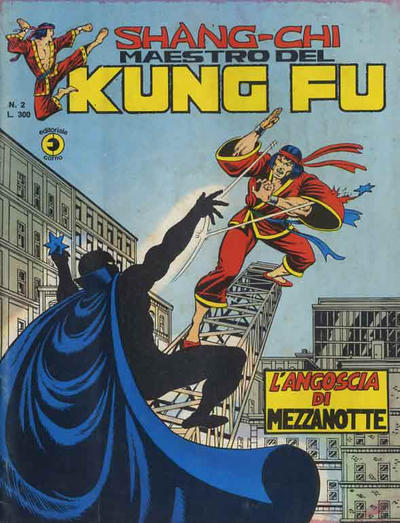 Cover for Shang-Chi Maestro del Kung Fu (Editoriale Corno, 1975 series) #2