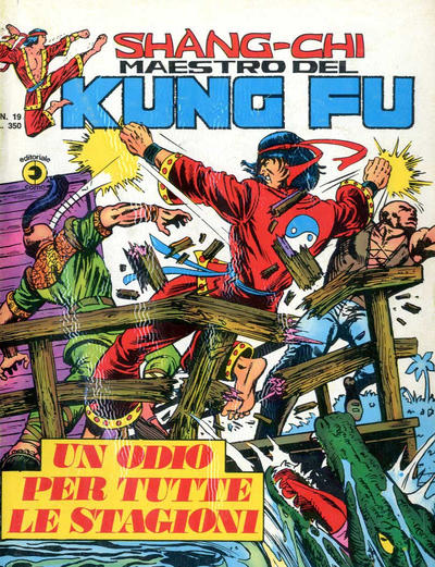 Cover for Shang-Chi Maestro del Kung Fu (Editoriale Corno, 1975 series) #19