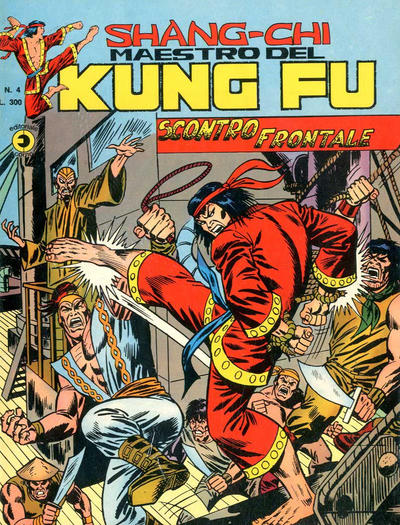 Cover for Shang-Chi Maestro del Kung Fu (Editoriale Corno, 1975 series) #4