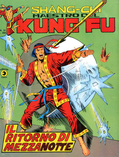 Cover for Shang-Chi Maestro del Kung Fu (Editoriale Corno, 1975 series) #31