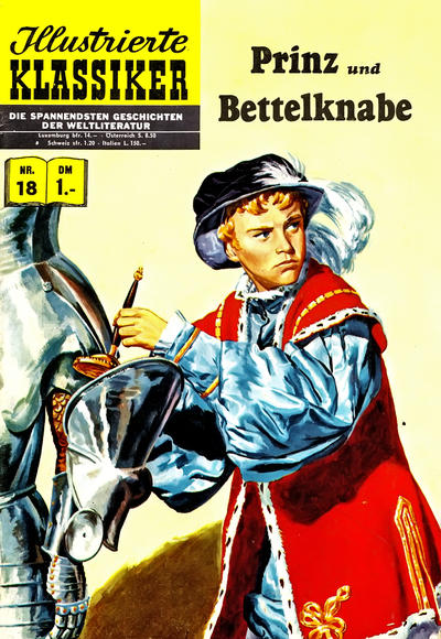 Cover for Illustrierte Klassiker [Classics Illustrated] (BSV - Williams, 1956 series) #18 - Prinz und Bettelknabe  [HLN 112]