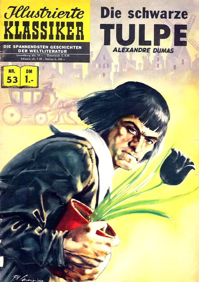 Cover for Illustrierte Klassiker [Classics Illustrated] (BSV - Williams, 1956 series) #53 - Die schwarze Tulpe [HLN 116]