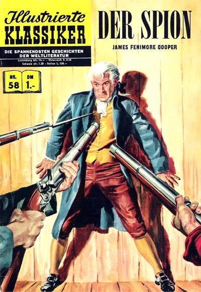 Cover for Illustrierte Klassiker [Classics Illustrated] (BSV - Williams, 1956 series) #58 - Der Spion [HLN 133]