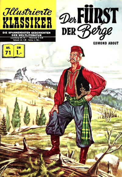 Cover for Illustrierte Klassiker [Classics Illustrated] (BSV - Williams, 1956 series) #71 - Der Fürst der Berge [HLN 133]