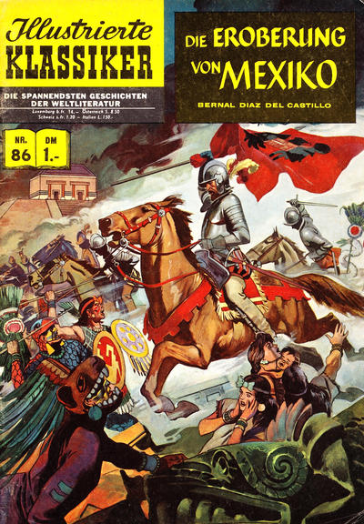 Cover for Illustrierte Klassiker [Classics Illustrated] (BSV - Williams, 1956 series) #86 - Die Eroberung von Mexiko [HLN 116]