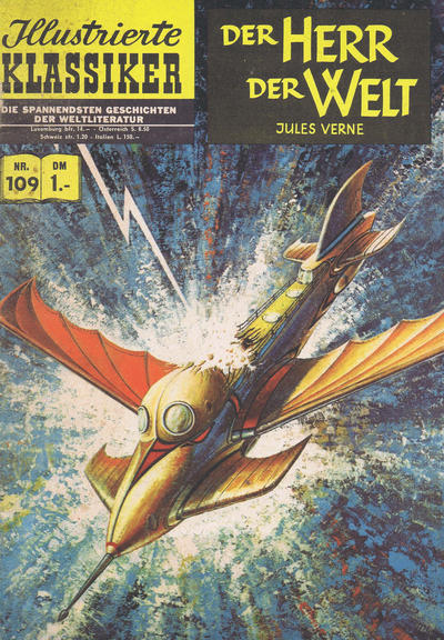 Cover for Illustrierte Klassiker [Classics Illustrated] (BSV - Williams, 1956 series) #109 - Der Herr der Welt [HLN 130]
