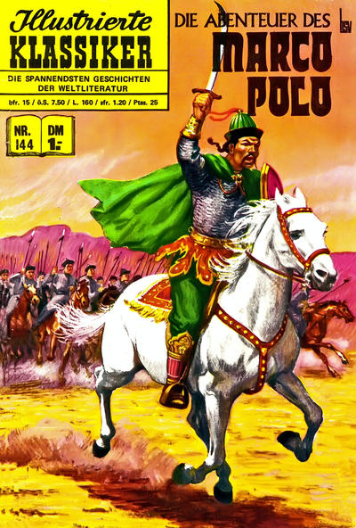 Cover for Illustrierte Klassiker [Classics Illustrated] (BSV - Williams, 1956 series) #144 - Die Abenteuer des Marco Polo [Gelbe Leiste]