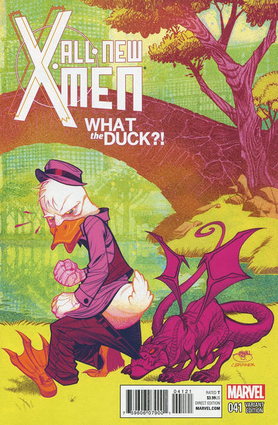 Cover for All-New X-Men (Marvel, 2013 series) #41 [Shawn Crystal 'What The Duck!?']