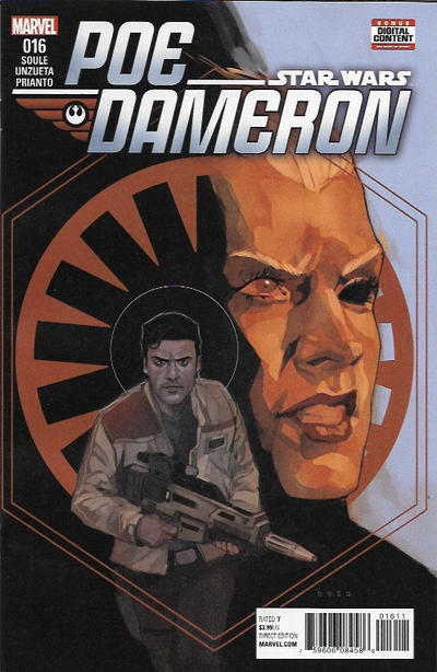 Cover for Poe Dameron (Marvel, 2016 series) #16 [Direct Edition]