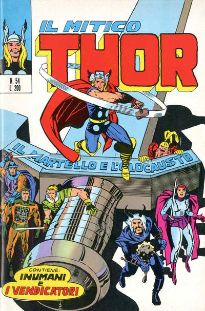 Cover for Il Mitico Thor (Editoriale Corno, 1971 series) #54
