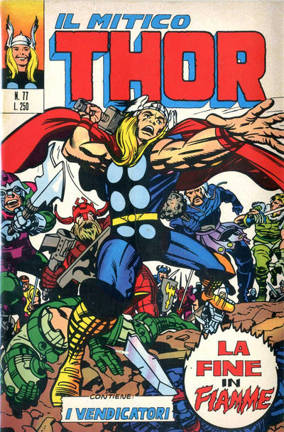 Cover for Il Mitico Thor (Editoriale Corno, 1971 series) #77