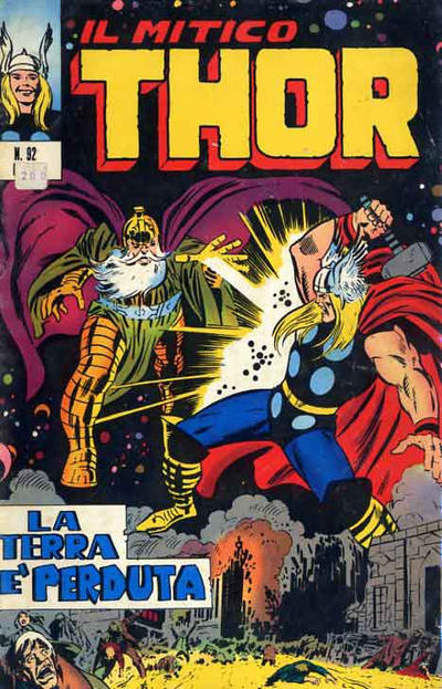 Cover for Il Mitico Thor (Editoriale Corno, 1971 series) #92