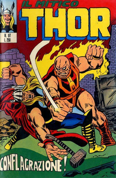 Cover for Il Mitico Thor (Editoriale Corno, 1971 series) #97