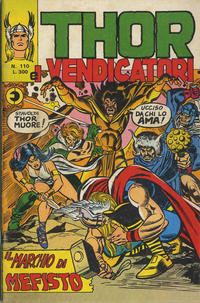 Cover Thumbnail for Thor e i Vendicatori (Editoriale Corno, 1975 series) #110