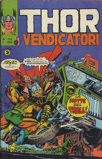 Cover Thumbnail for Thor e i Vendicatori (Editoriale Corno, 1975 series) #154