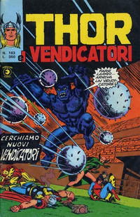 Cover Thumbnail for Thor e i Vendicatori (Editoriale Corno, 1975 series) #163