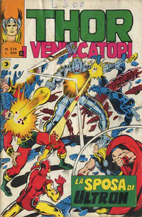 Cover Thumbnail for Thor e i Vendicatori (Editoriale Corno, 1975 series) #214
