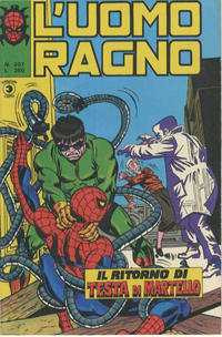 Cover Thumbnail for L'Uomo Ragno [Collana Super-Eroi] (Editoriale Corno, 1970 series) #207