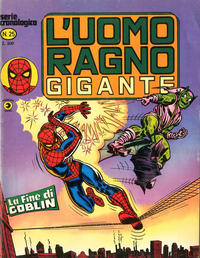 Cover Thumbnail for L'Uomo Ragno Gigante (Editoriale Corno, 1976 series) #25