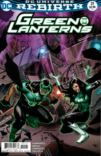 Cover Thumbnail for Green Lanterns (DC, 2016 series) #21 [Emanuela Lupacchino Variant Cover]