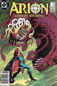 Cover Thumbnail for Arion, Lord of Atlantis (DC, 1982 series) #25 [Newsstand]