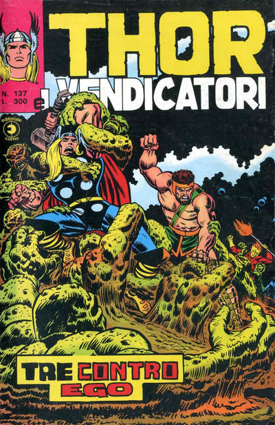 Cover for Thor e i Vendicatori (Editoriale Corno, 1975 series) #137