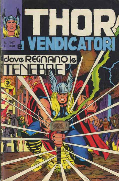 Cover for Thor e i Vendicatori (Editoriale Corno, 1975 series) #147