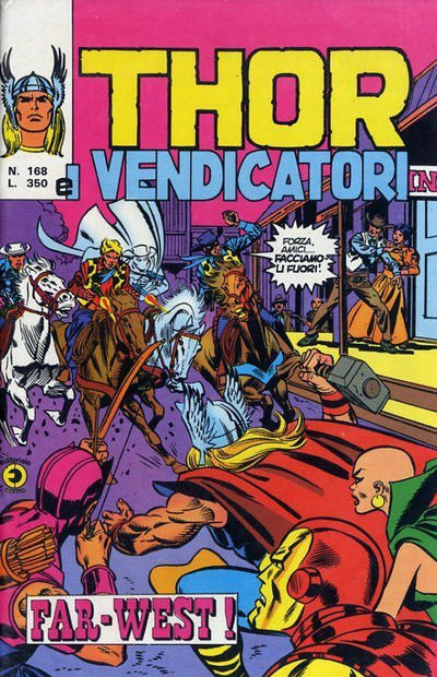 Cover for Thor e i Vendicatori (Editoriale Corno, 1975 series) #168