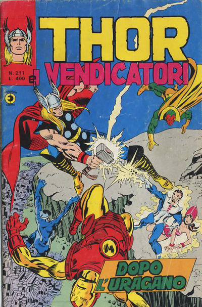 Cover for Thor e i Vendicatori (Editoriale Corno, 1975 series) #211