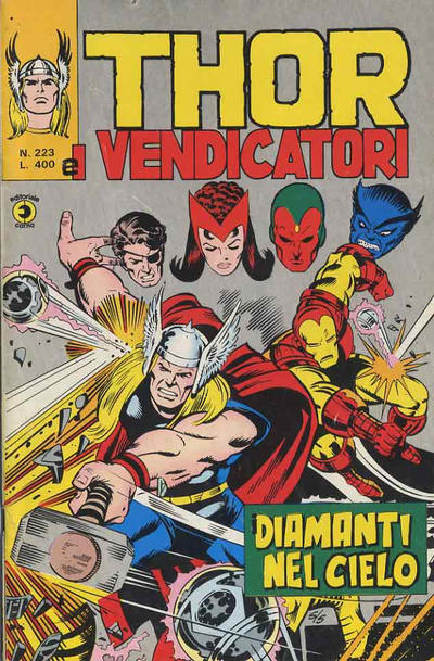 Cover for Thor e i Vendicatori (Editoriale Corno, 1975 series) #223