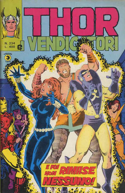 Cover for Thor e i Vendicatori (Editoriale Corno, 1975 series) #234