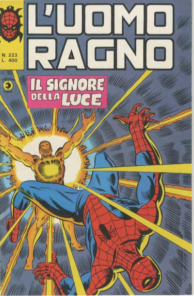 Cover for L'Uomo Ragno [Collana Super-Eroi] (Editoriale Corno, 1970 series) #223