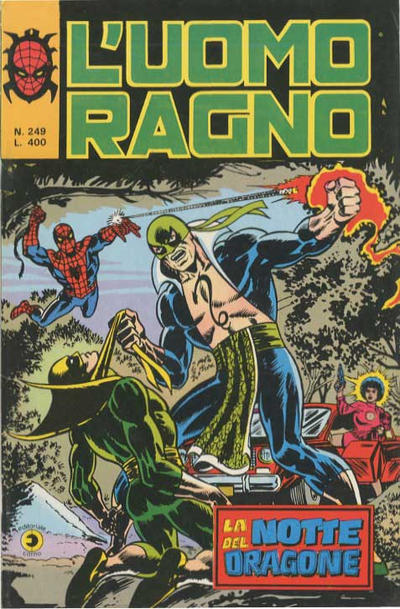 Cover for L'Uomo Ragno [Collana Super-Eroi] (Editoriale Corno, 1970 series) #249