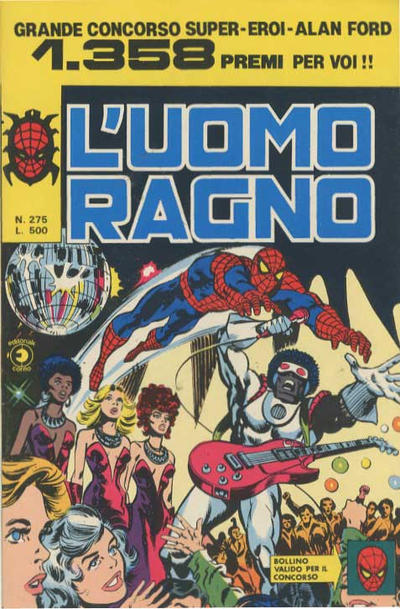 Cover for L'Uomo Ragno [Collana Super-Eroi] (Editoriale Corno, 1970 series) #275