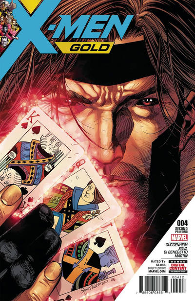 Cover for X-Men: Gold (Marvel, 2017 series) #4 [Second Printing Syaf Cover Variant]