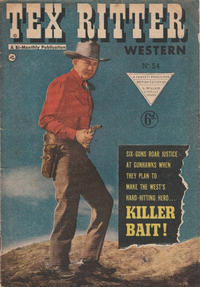 Cover Thumbnail for Tex Ritter Western (L. Miller & Son, 1951 series) #54