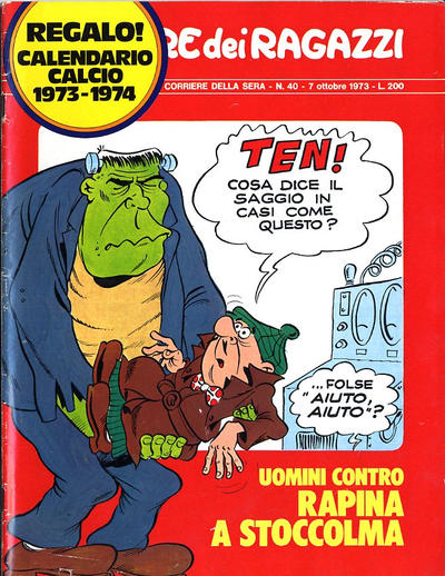 Cover for Corriere dei Ragazzi (Corriere della Sera, 1972 series) #v2#40