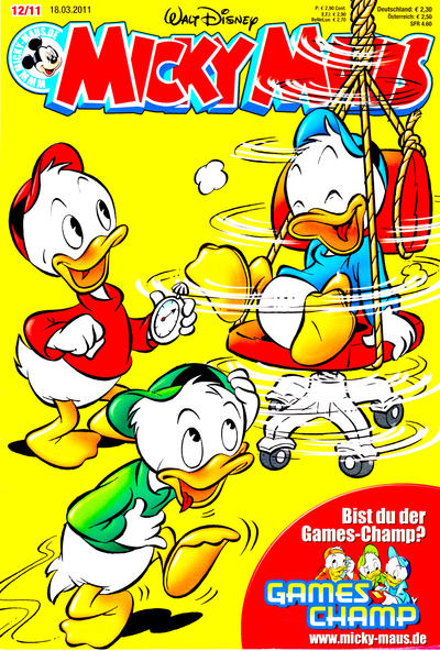 Cover for Micky Maus (Egmont Ehapa, 1951 series) #12/2011