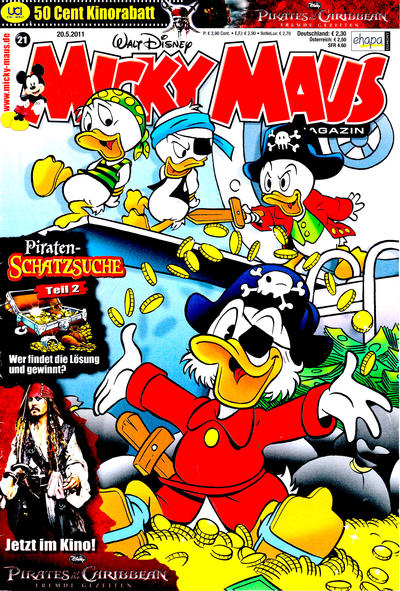 Cover for Micky Maus (Egmont Ehapa, 1951 series) #21/2011