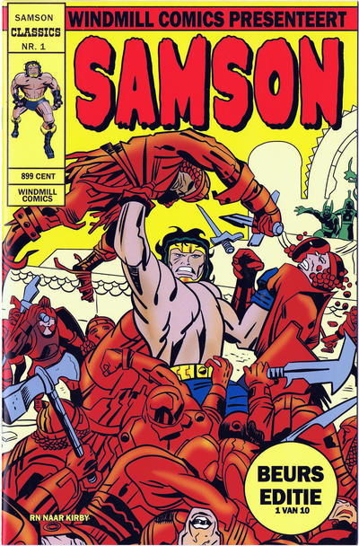 Cover for Samson Classics (Windmill Comics, 2017 series) #1 [Rode/Gelimiteerde Editie]