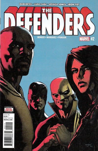 Cover for Defenders (Marvel, 2017 series) #2 [Direct Edition]