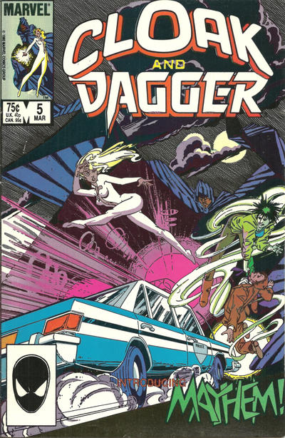 Cover for Cloak and Dagger (Marvel, 1985 series) #5 [Direct]