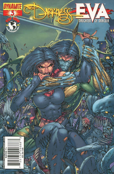 Cover for The Darkness vs. Eva: Daughter of Dracula (Dynamite Entertainment, 2008 series) #3 [Cover B Brett Booth]