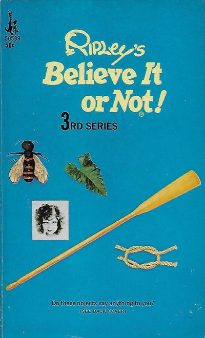 Cover for Ripley's Believe It or Not! (Pocket Books, 1941 series) #3 (50589) [50¢]