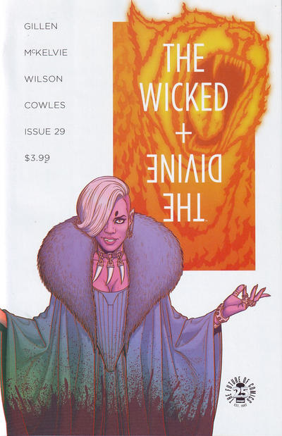 Cover for The Wicked + The Divine (Image, 2014 series) #29 [Cover A by Jamie McKelvie]