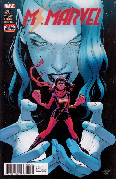 Cover for Ms. Marvel (Marvel, 2016 series) #20