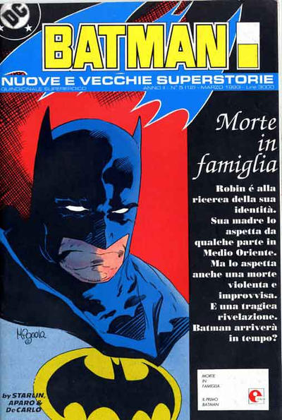 Cover for Batman (Glénat Italia, 1992 series) #12