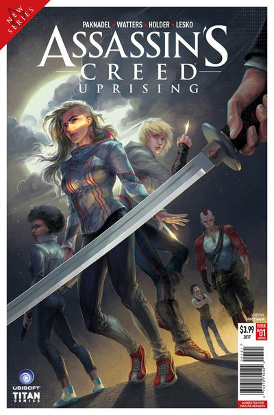 Cover for Assassin's Creed: Uprising (Titan, 2017 series) #1 [Cover B - Sunsetagain]