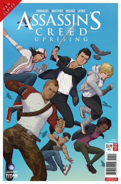 Cover for Assassin's Creed: Uprising (Titan, 2017 series) #1 [Cover E - Doubleleaf]