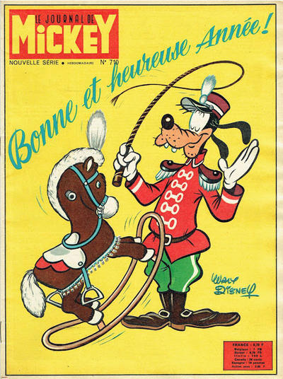 Cover for Le Journal de Mickey (Hachette, 1952 series) #710